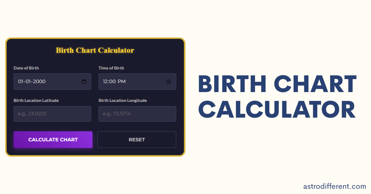 Birth Chart Calculator