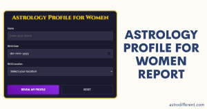 Astrology Profile For Women Report