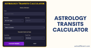 Astrology Transits Calculator