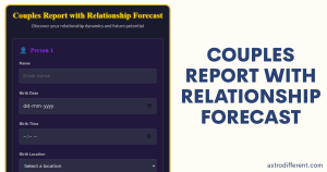 Couples Report With Relationship Forecast
