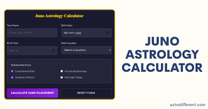 Juno Astrology Calculator