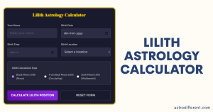 Lilith Astrology Calculator