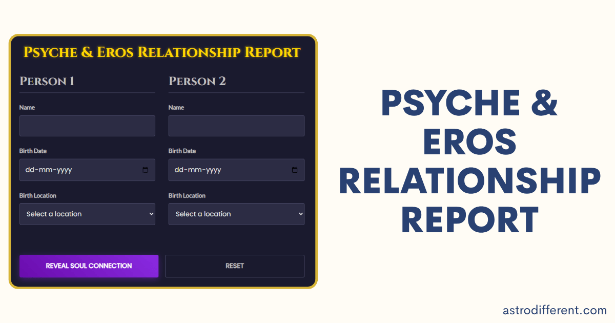 Psyche & Eros Relationship Report