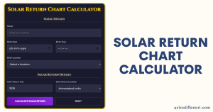 Solar Return Chart Calculator