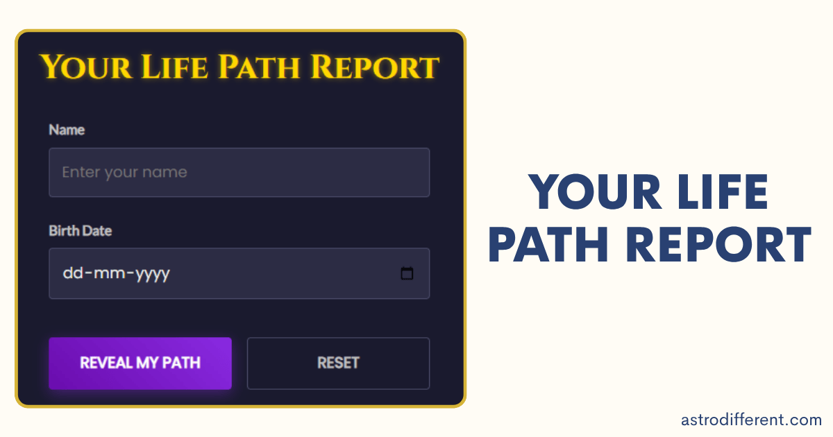 Your Life Path Report