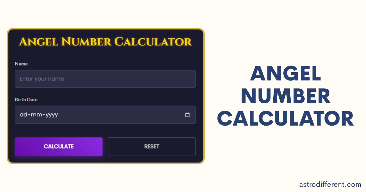 Angel Number Calculator