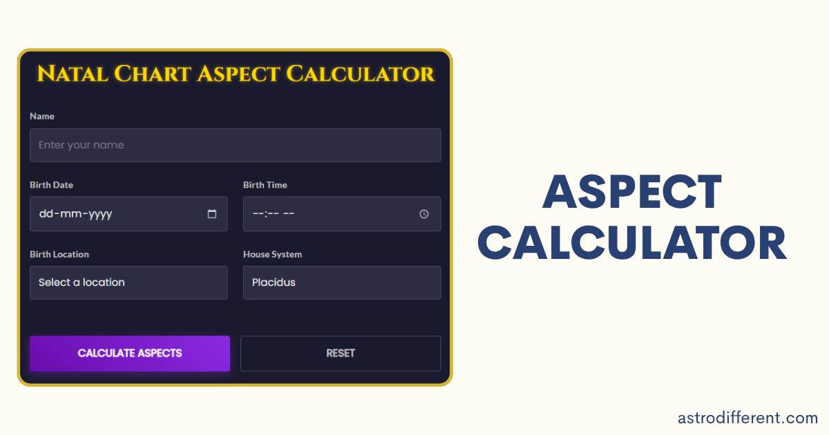 Aspect Calculator