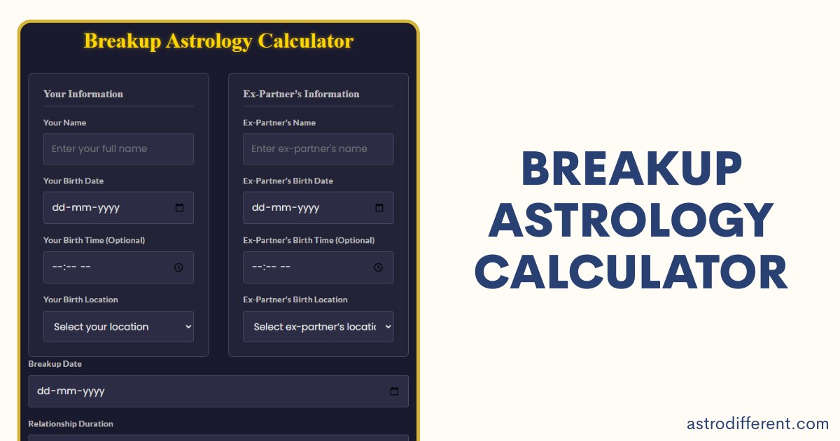 Breakup Astrology Calculator