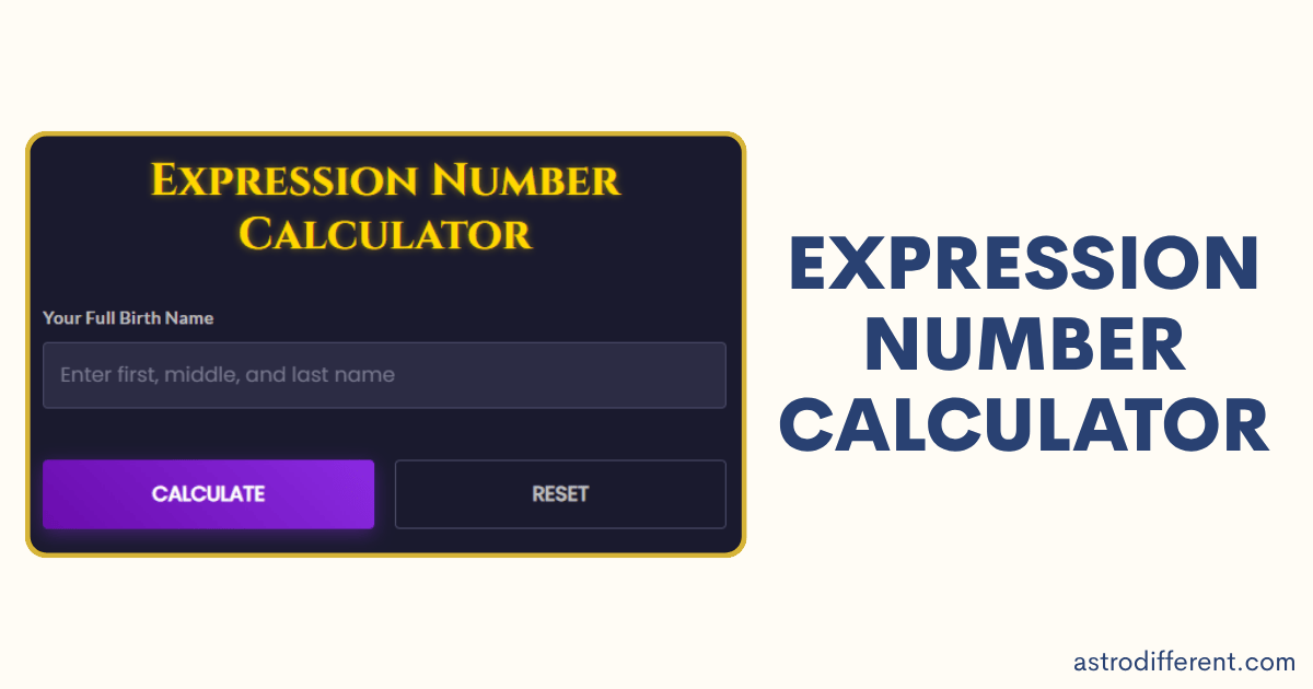 Expression Number Calculator