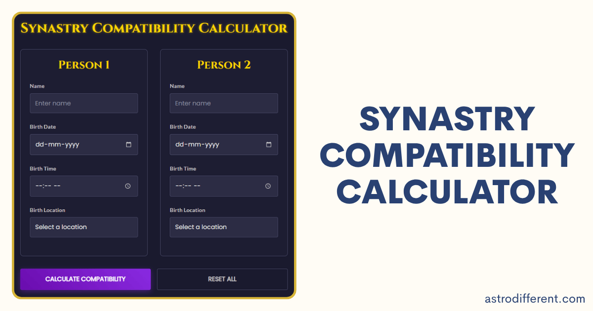 Synastry Compatibility Calculator