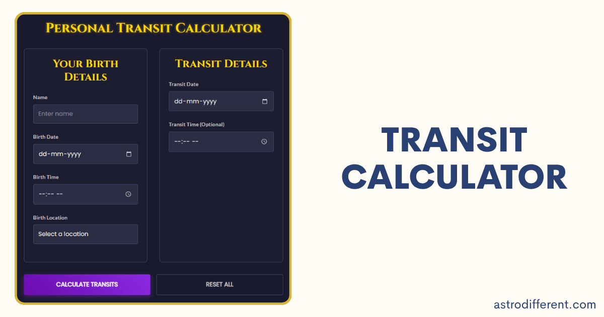 Transit Calculator