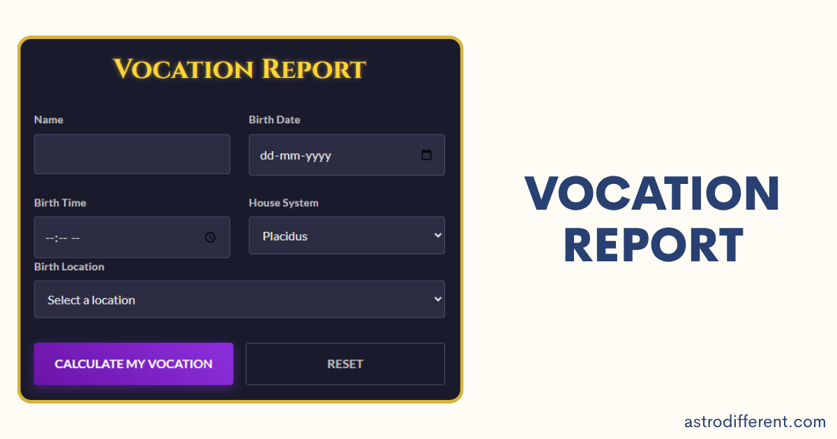Vocation Report