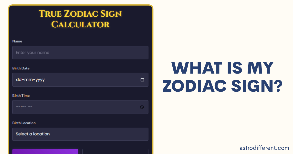 What Is My Zodiac Sign
