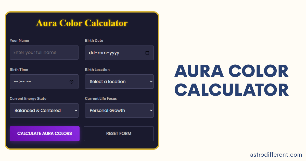 Aura Color Calculator