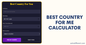 Best Country For Me Calculator