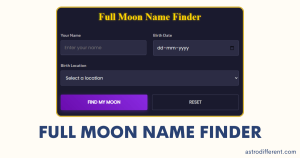 Full Moon Name Finder