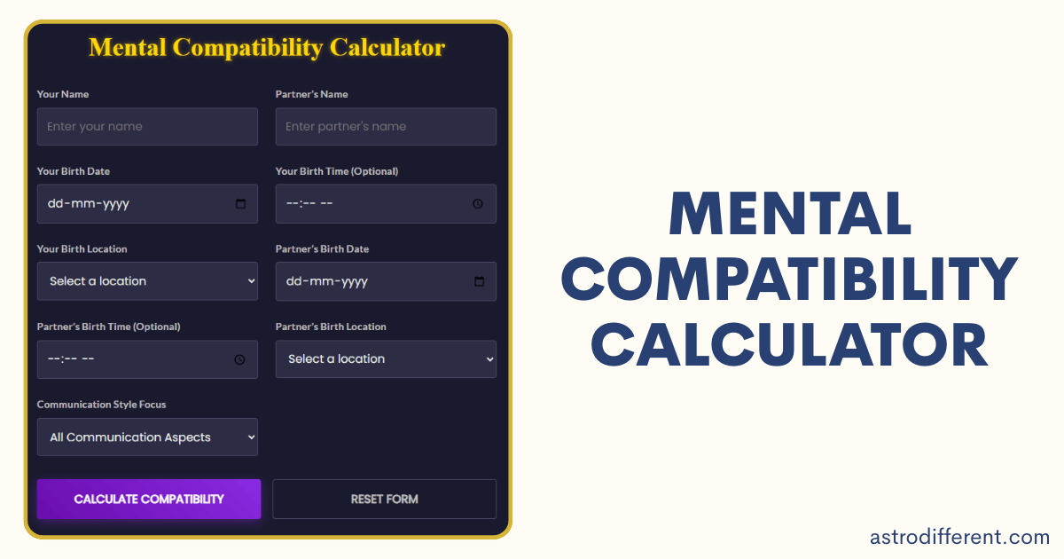 Mental Compatibility Calculator