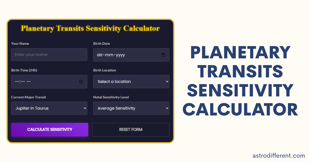 Planetary Transits Sensitivity Calculator