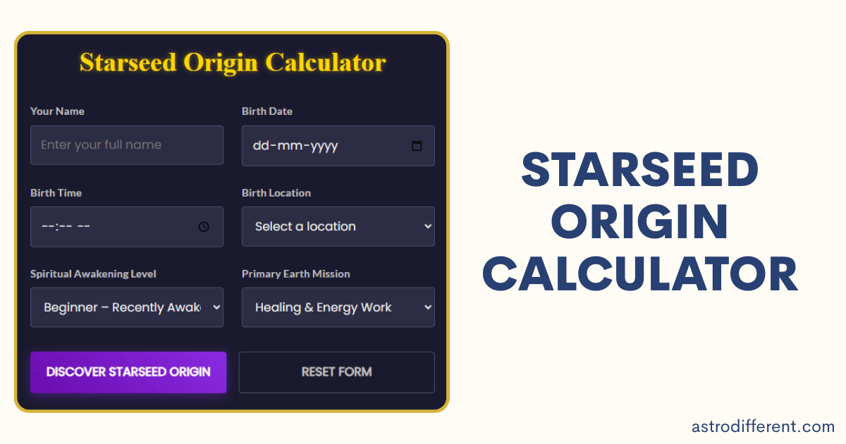 Starseed Origin Calculator