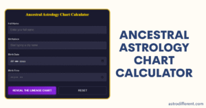 Ancestral Astrology Chart Calculator