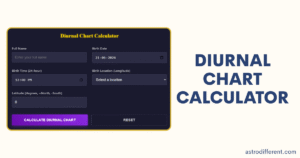 Diurnal Chart Calculator