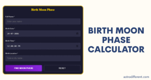 Birth Moon Phase Calculator