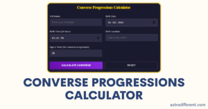 Converse Progressions Calculator