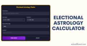 Electional Astrology Calculator