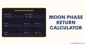 Moon Phase Return Calculator