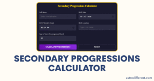 Secondary Progressions Calculator