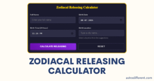 Zodiacal Releasing Calculator