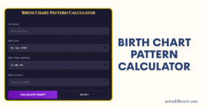 Birth Chart Pattern Calculator